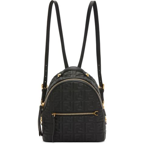 fendi mini backpack black|fendi backpack vintage.